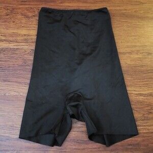 Spanx Black Edgy Feminine Whimsigoth High Waist Shapewear Shorts Size Small